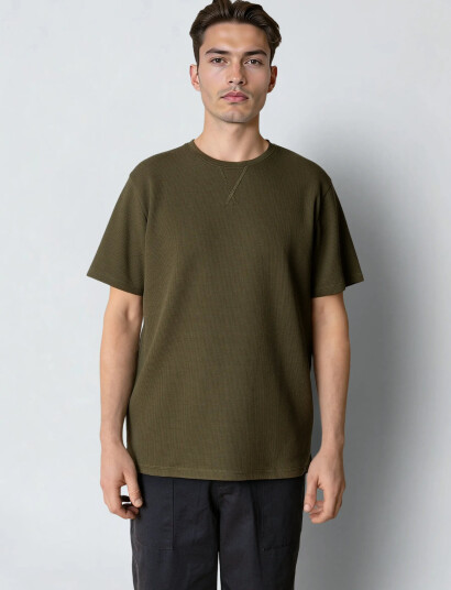 Clean Cut Copenhagen Enzo T-Shirt - Khaki green - M