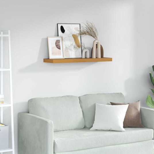  Vegghylle Veggmontert Beige 90 x 23,5 x 4 cm Konstruert tre