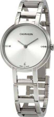 Calvin Klein CK Dameklokke K8N2314W Sølvfarget/Stål Ø32 mm