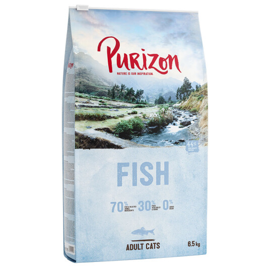 Purizon 100 kr rabatt!  økonomipakke 2 x 6,5 kg   - Adult Fisk