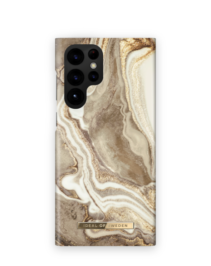 iDeal of Sweden Fashion Case Galaxy S22u Golden Sand Marble