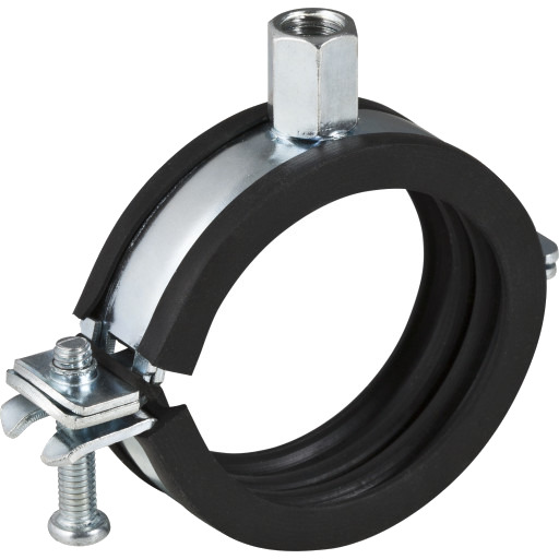 40–46 mm Geberit rørstøtte isolert med gjengehylse M8/M10