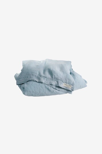 Lovely Linen Dynetrekk Misty i vasket lin Blå Lovely Linen Dynetrekk Misty i vasket lin Blå