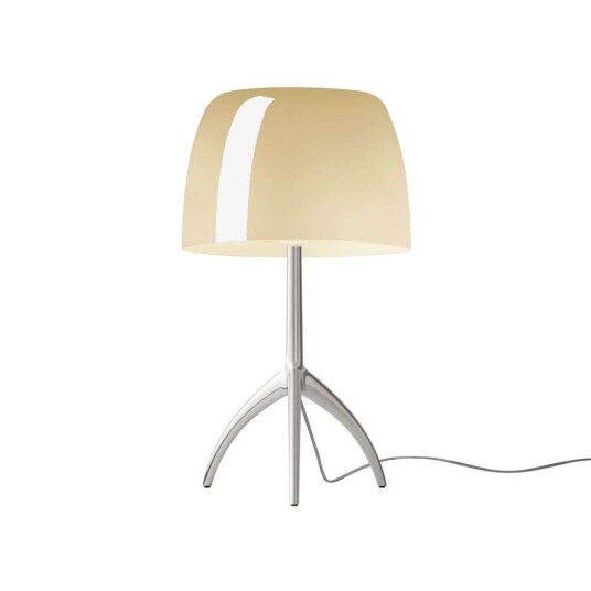 Foscarini - Lumiere Grande Bordlampe E27 Alu/Varm Hvit