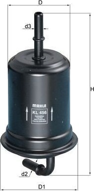 Drivstoffilter MAHLE ORIGINAL KL 456 Drivstoffilter MAHLE ORIGINAL KL 456