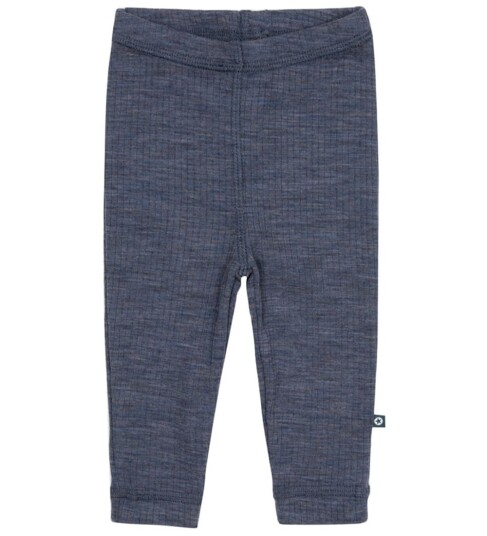 Smallstuff Ull Drop Needle Leggings Denim Melange 98 Smallstuff Ull Drop Needle Leggings Denim Melange 98