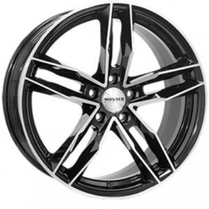 Monaco RR8M Gloss Black Polished 8x18 5x112 ET45 B66.5