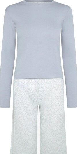 Mango Teen Floral-Print Pyjama Set - TURQUOISE - AQUA - XXS
