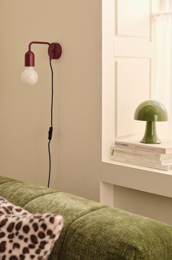 &Home Vegglampe John Rød &Home Vegglampe John Rød