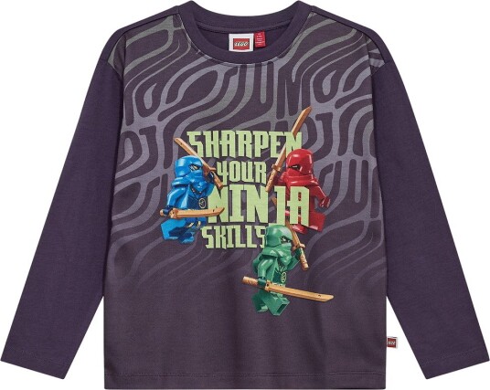 LEGO® Ninjago Genser   LWTaj 713   Lilla m. Trykk   LEGO® Wear   9 år (134)   Genser