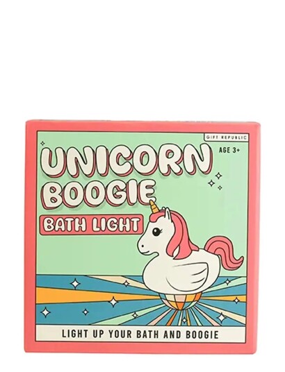 Gift Republic Badlampa Unicorn Coral 10x7x7cm