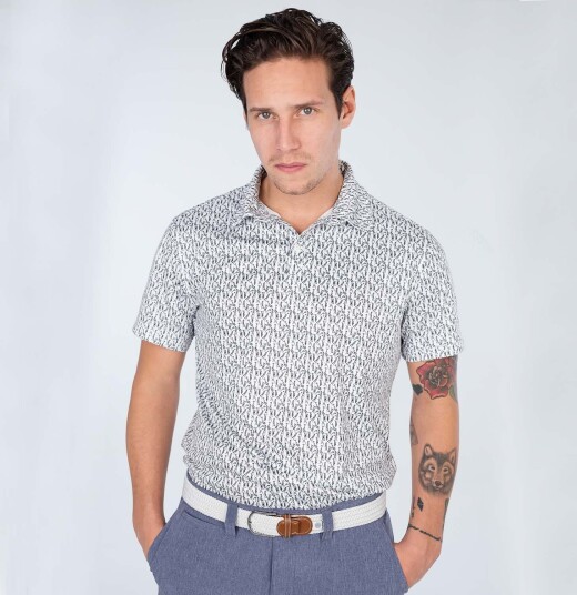 Func Factory Piké Golfers Hvit Golf pologenser herre Vit (White 100) Small