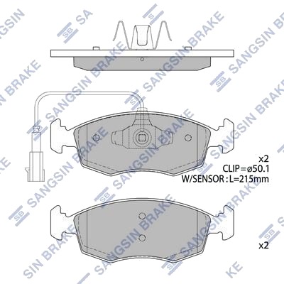 Hi Q SP4189 Bremseklosser