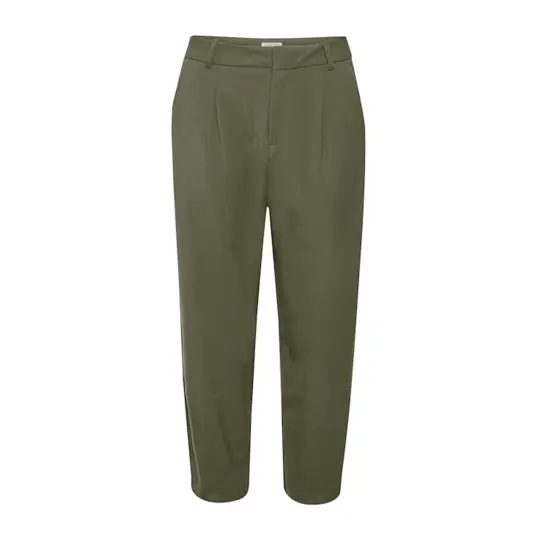 Kaffe Dame Bukser Grønn 2XL,