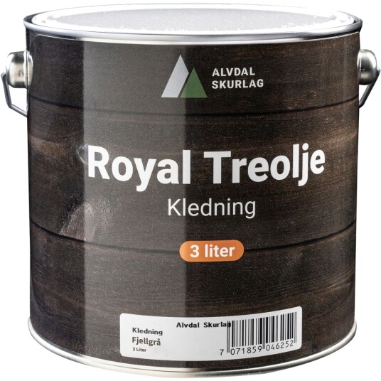 Alvdal Skurlag Treolje Royal Kledning Fjellgrå 3l