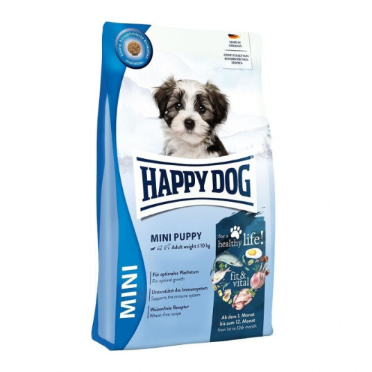 Happy Dog Mini Puppy 4 kg Glutenfritt Hundefôr til Valper Happy Dog Mini Puppy 4 kg Glutenfritt Hundefôr til Valper