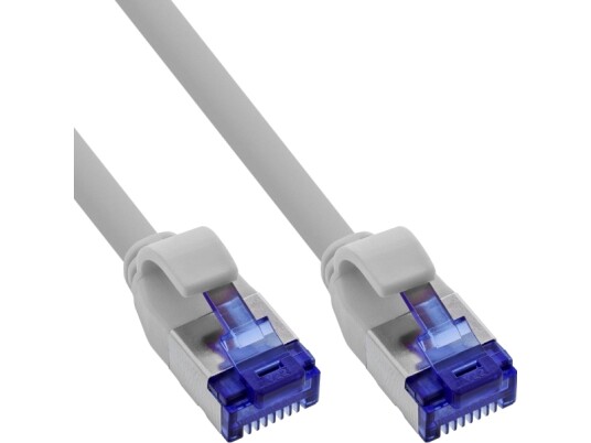 Inline® Patchkabel Slim Cat.6A S/Ftp Tpe Lszh Flexibel Poe Grau 10M Inline® Patchkabel Slim Cat.6A S/Ftp Tpe Lszh Flexibel Poe Grau 10M