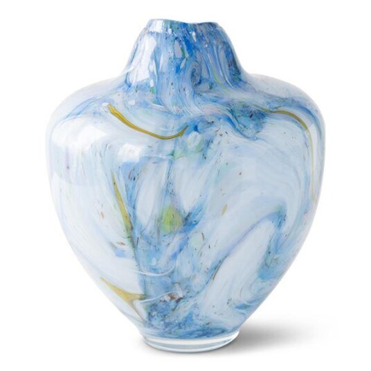 Magnor Unik skulptur kunstglass S 31 cm blå multi Magnor Unik skulptur kunstglass S 31 cm blå multi