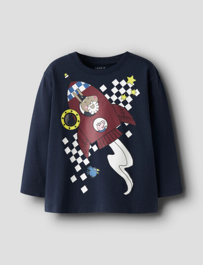 Name It Nmmdallas Peppa Ls Nreg Top Box Cplg Navy 116