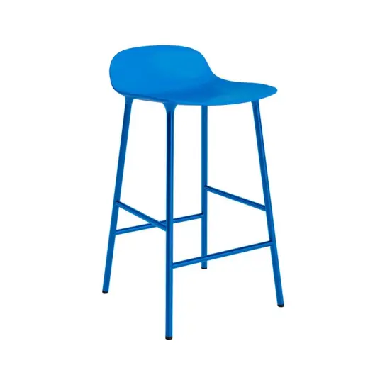 Normann Copenhagen Form Barkrakk H65 Steel/Bright Blue