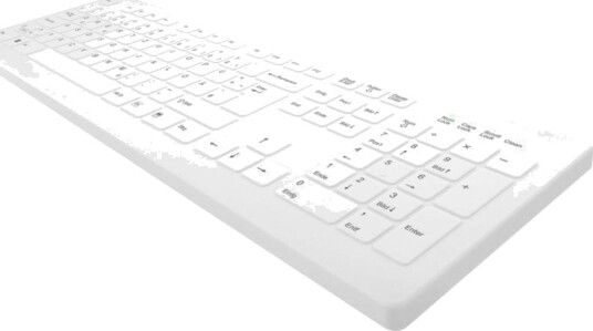 Contour Active Key Quickclean Ak-C8112 - Tastatur - Medisinsk, Hygienisk Design - Full Size - Vaskbar - Trådløs - 2.4 Ghz - Azerty - Fransk - Hvit Contour Active Key Quickclean Ak-C8112 - Tastatur - Medisinsk, Hygienisk Design - Full Size - Vaskbar - Trådløs - 2.4 Ghz - Azerty - Fransk - Hvit