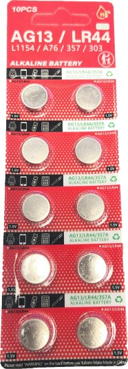 Kegland LR44 1.5V Alkaliske batterier knappcellebatterier