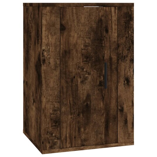 vidaXL Vegghengte TV-benker 2 stk røkt eik 40x34,5x60 cm 8720845667764