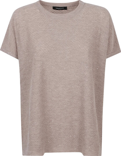 Fabiana Filippi Dame Strikkevarer Beige M,