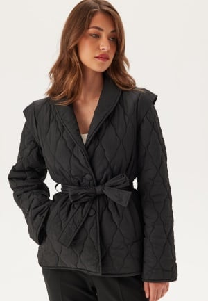 VILA Vimarsa L/S QUILTED JACKET Black Beauty 36