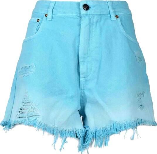 Semicouture Dame Shorts Blå W27, Semicouture Dame Shorts Blå W27,
