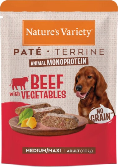 Nature’S Variety Våtfôr Adult Nature'S Variety Original Paté No Grain Medium Maxi Okse 16X300 G Nature’S Variety Våtfôr Adult Nature'S Variety Original Paté No Grain Medium Maxi Okse 16X300 G