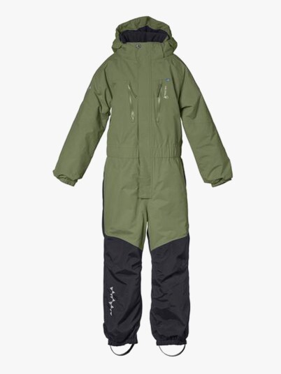 Isbjörn of Sweden Kids' Penguin Snowsuit 98, Moss Isbjörn of Sweden Kids' Penguin Snowsuit 98, Moss