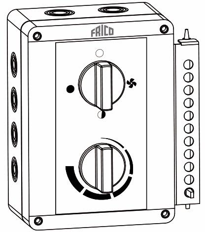 Frico ELSRT Betjeningspanel med termostat for ELC ELV Varme
