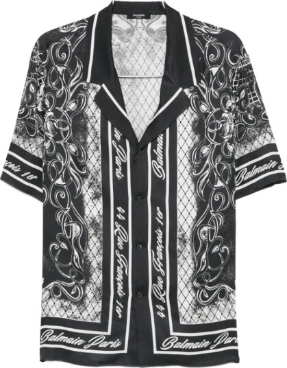 Balmain Herre Skjorter Svart L, Balmain Herre Skjorter Svart L,