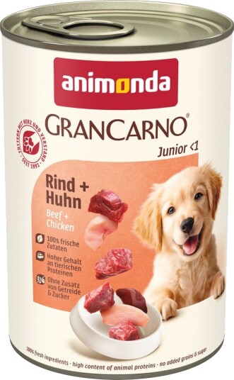 Animonda Grancarno Våtfôr Original Junior & Kylling Okse 6 X 400 G
