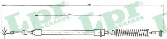 Bremsewire LPR C0215B