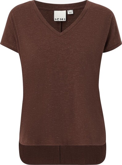 ICHI T skjorte Ihrebel Ss12 Brun