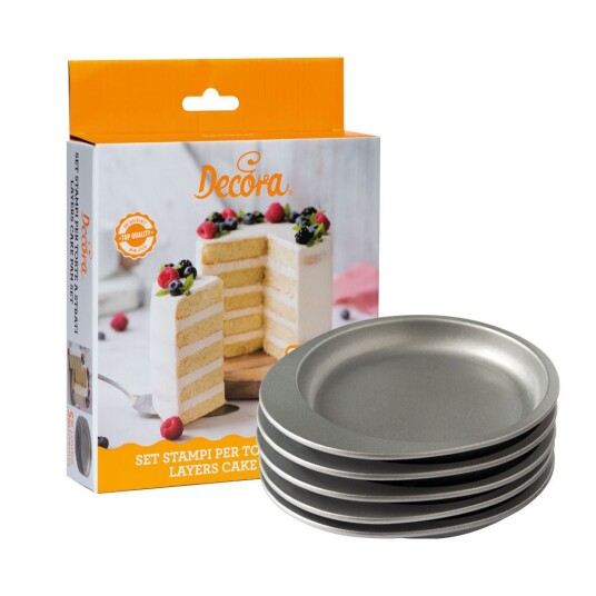 Decora Kakeform Rund Pk/4 Decora Kakeform Rund Pk/4