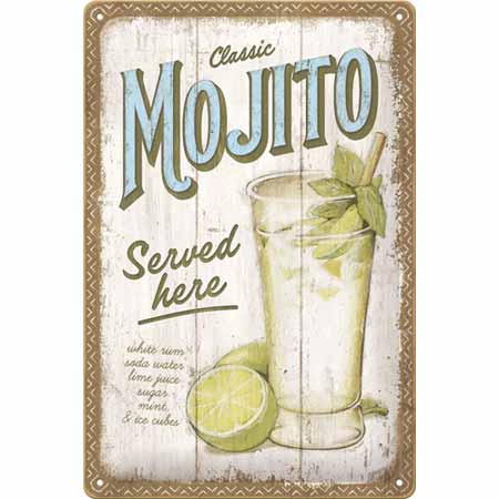 Barskilt Mojito Served Here 20x30 cm Barskilt Mojito Served Here 20x30 cm