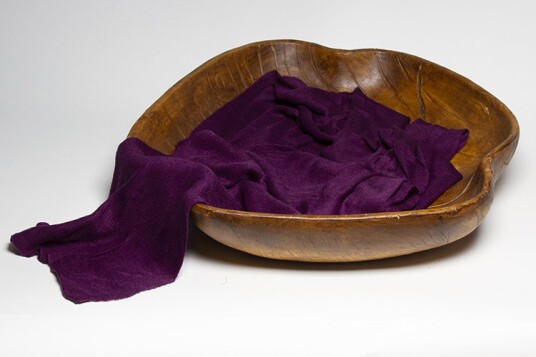 Sjal - Elastisk - 50x150 cm - Purpur