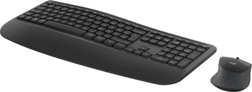 Logitech Signature Comfort Plus Combo MK880 Tastatur- og musesett Tysk grå 920-014024