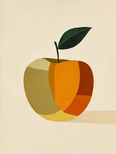 Plakat Abstrakt Epledesign