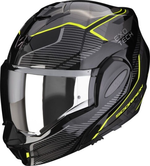 Scorpion Åpningshjelm EXO-Tech Animo Svart/Gul L Scorpion Åpningshjelm EXO-Tech Animo Svart/Gul L