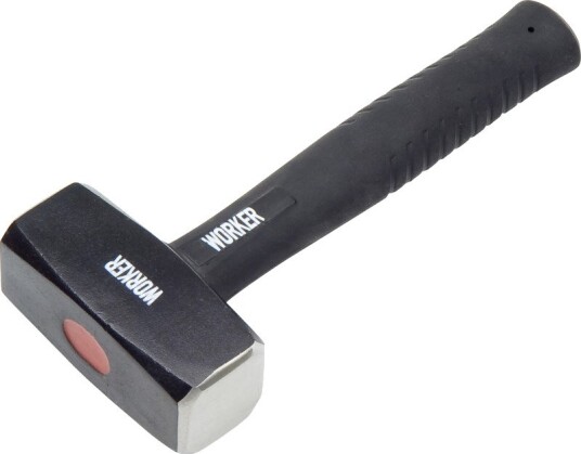 Worker Sleggehammer Med Glassfiberskaft - 1500 g 260 mm Worker Sleggehammer Med Glassfiberskaft - 1500 g 260 mm
