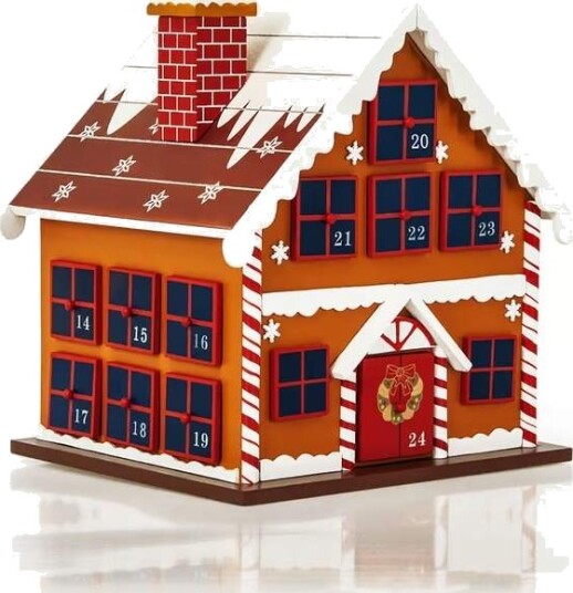 Adventskalender Hytte med 24 gjenbrukbare skuffer Adventskalender Hytte med 24 gjenbrukbare skuffer