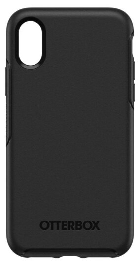 Otterbox Symmetry Series - Baksidedeksel For Mobiltelefon - Polykarbonat, Syntetisk Gummi - Svart - For Apple Iphone Xs
