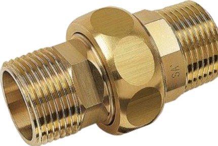 Purafit Union 1/2 Np/Np. M.Pakn. .Siliciumbronze.Blyfri.