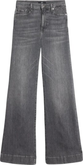 7 For All Mankind Dame Jeans Grå W33,