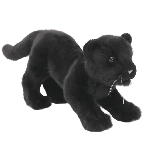 Black Panther Cub Prowling Plush 41 cm | Hansa Creation Black Panther Cub Prowling Plush 41 cm | Hansa Creation