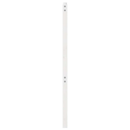 vidaXL Sengegavl hvit 106x4x100 cm heltre furu
